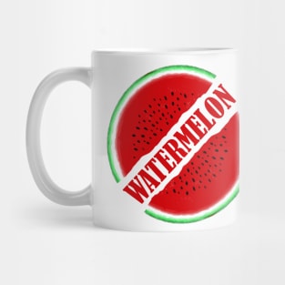 watermelon fruit illustration design Mug